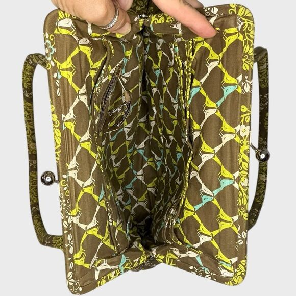 Vera Bradley Alice “Sitting in a Tree” Kiss Lock Purse – Rare Blue Bird Print - Picture 8 of 11